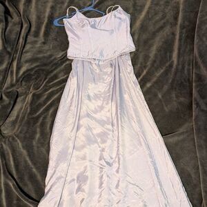 Elegant Lavender Evening Gown